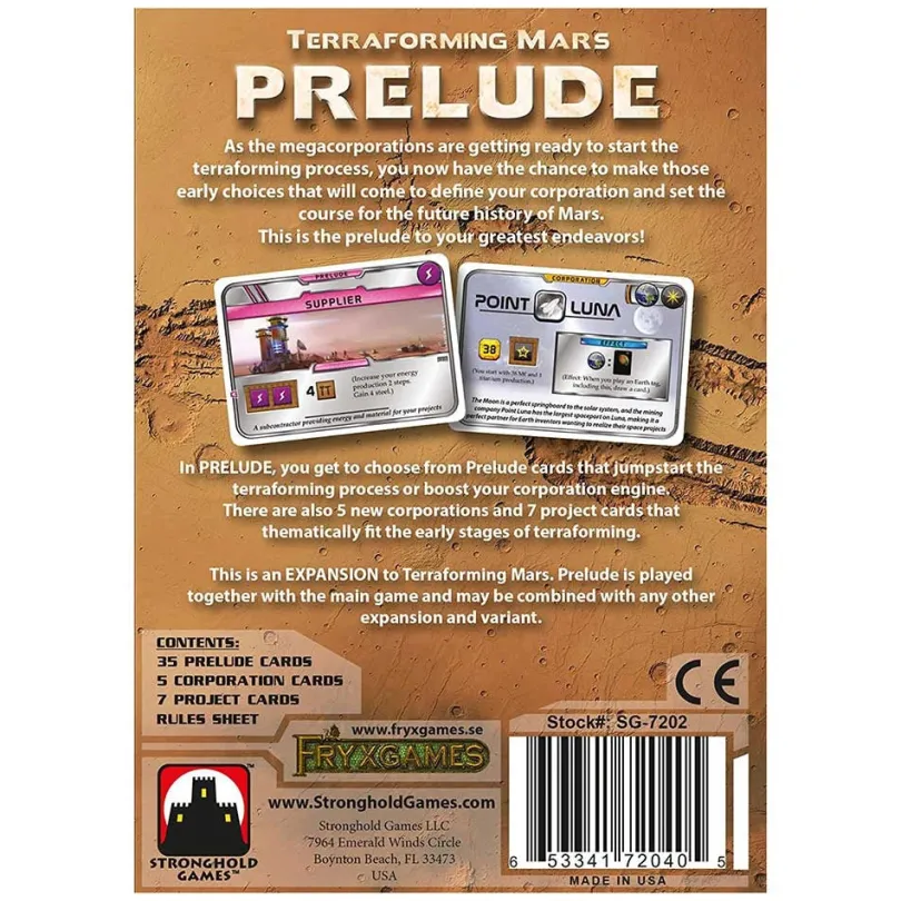 Terraforming Mars Prelude