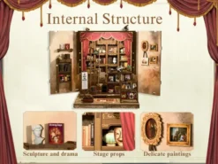 The Drama Bookshop Book Nook Kit Cutebee Cutebee