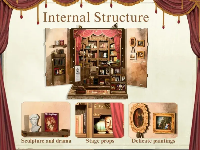 The Drama Bookshop Book Nook Kit Cutebee Cutebee