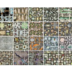 The Dungeon Reignited Set (Map set for role playing games)