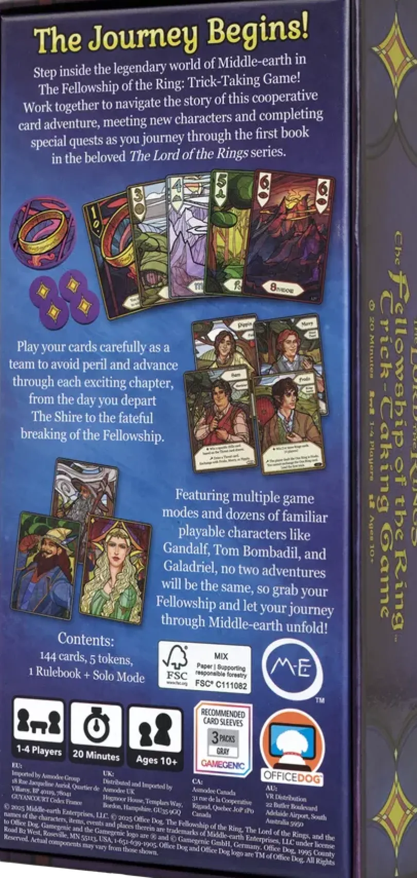 The Fellowship of the Ring: Trick-Taking Game (Svensk Utgåva)