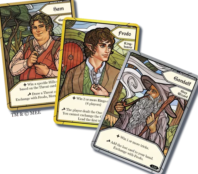 The Fellowship of the Ring: Trick-Taking Game (Svensk Utgåva)