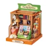 The Muse Bookshop Diy Miniature House Bookshelf Decoration Kit Rolife Rolife