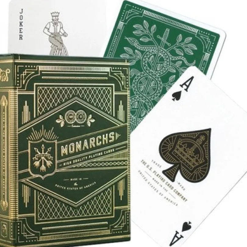 Theory11 Monarchs Cards Green