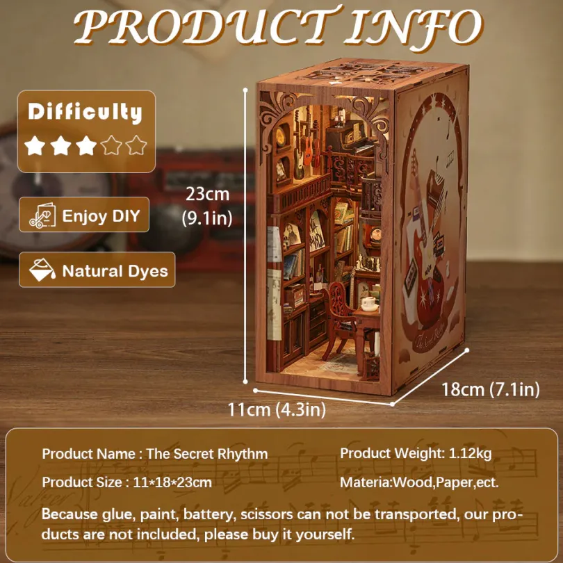 The Secret Rythm - Book Nook Kit - CuteBee
