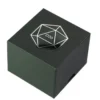 Titan D20 White Glitter (33mm) ( Gold Font )