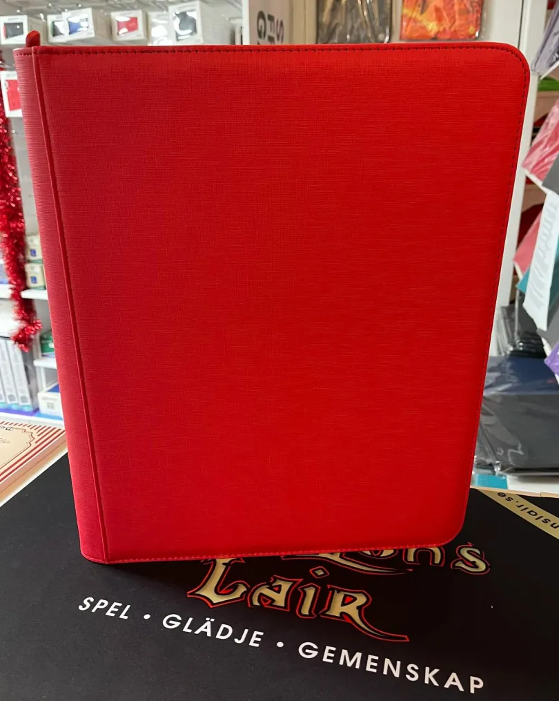 Toploader Zip Cardbinder 9-Pocket (252 cards) Red