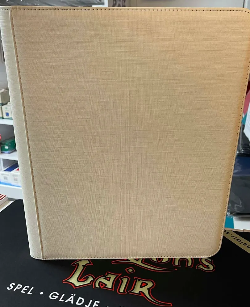 Toploader Zip Cardbinder 9 Pocket 252 Cards White