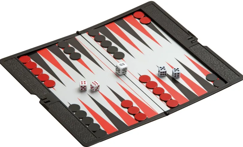 Travel backgammon, magnetic (6530)