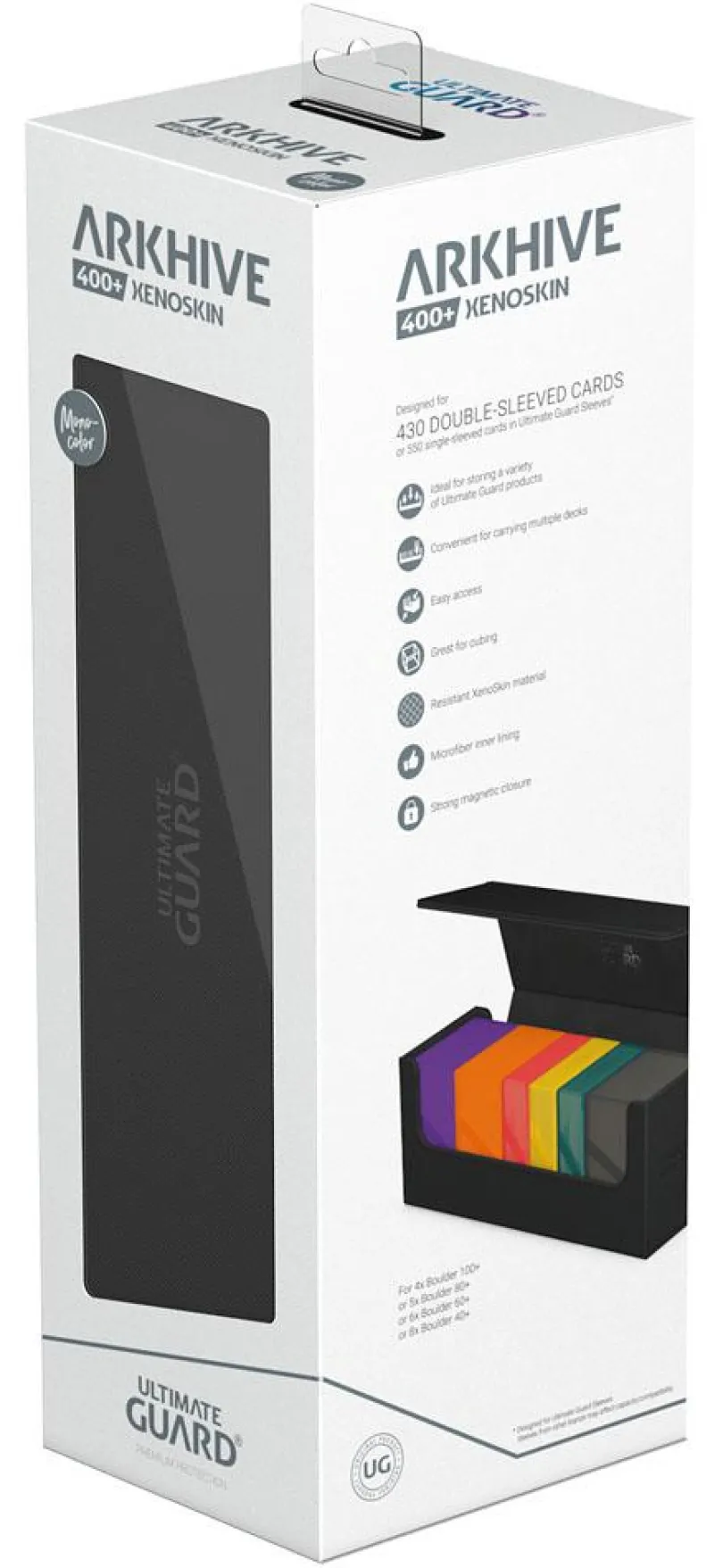 Ultimate Guard Arkhive 400+ Xenoskin - Black