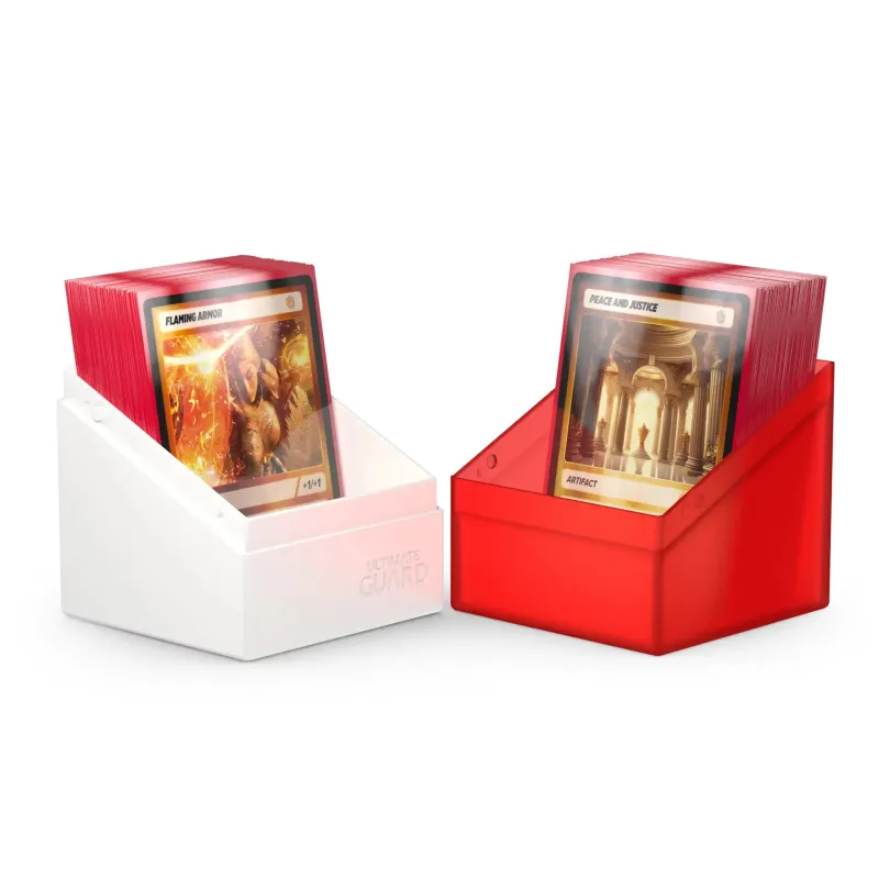 Ultimate Guard Boulder Deck Case 100+ SYNERGY Red/White