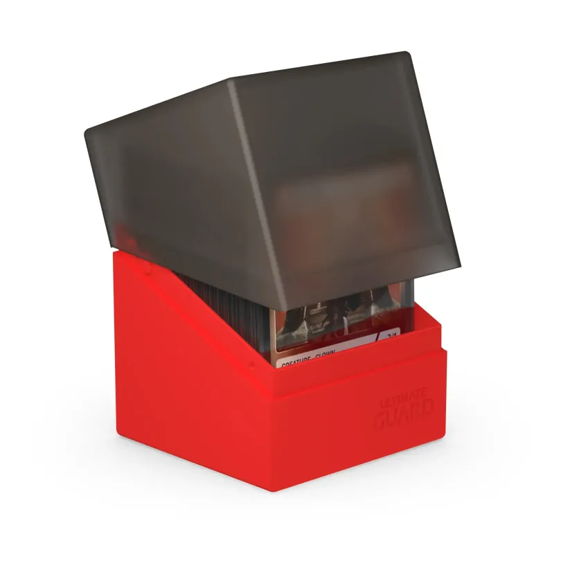 Ultimate Guard Boulder Deck Case 100+ SYNERGY Black/Red