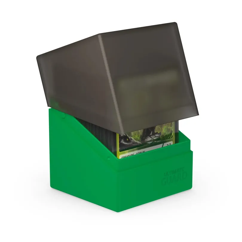 Ultimate Guard Boulder Deck Case 100 Synergy Blackgreen Ultimate Guard