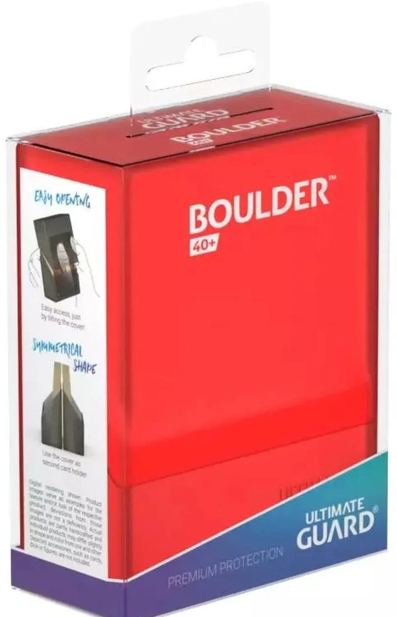 Ultimate Guard Boulder™ Deck Case 40+ Standard Size Ruby