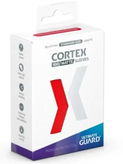 Ultimate Guard Cortex Sleeves Standard Size Matte Red (100)