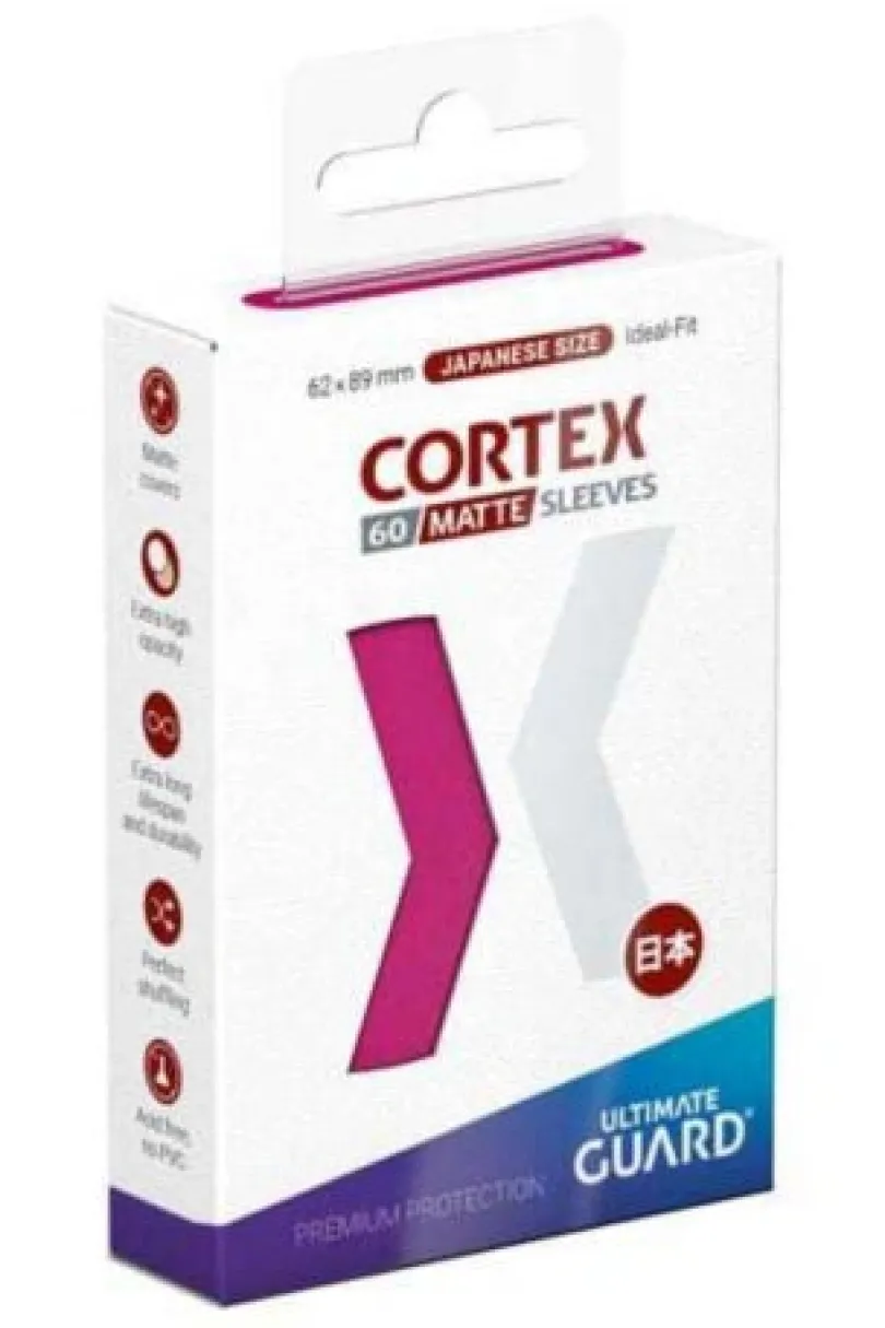 Ultimate Guard Cortex Sleeves Japanese Size Matte Pink (60)