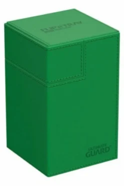 Ultimate Guard Flipntray 100 Xenoskin Monocolor Green Ultimate Guard