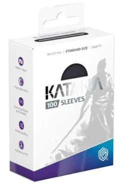 Ultimate Guard Katana Sleeves Standard Size (100) - Obsidian Shard