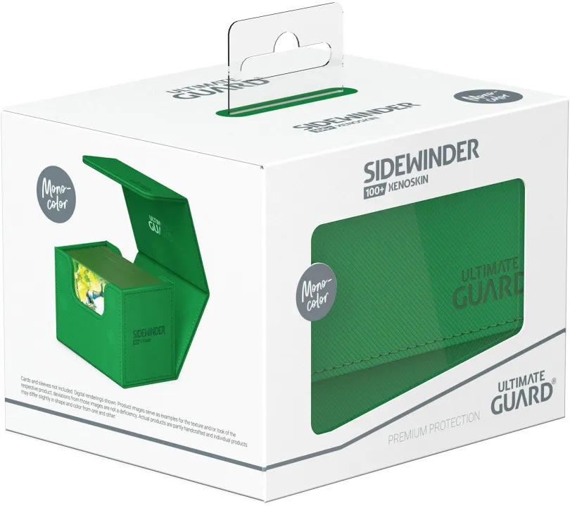 Ultimate Guard Sidewinder 100 Xenoskin Monocolor Green Ultimate Guard