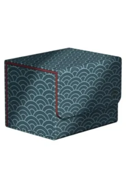 Ultimate Guard Sidewinder 100+ Xenoskin "Katana: The Shogun's Journey - Part 2" - Seigaiha (Dark Blue/Dark Red)