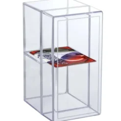 Ultra Pro 2-Piece Clear Two Compartment Card Box