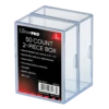 Ultra Pro 2 Piece 50 Count Clear Card Storage Box 2st Ultrapro