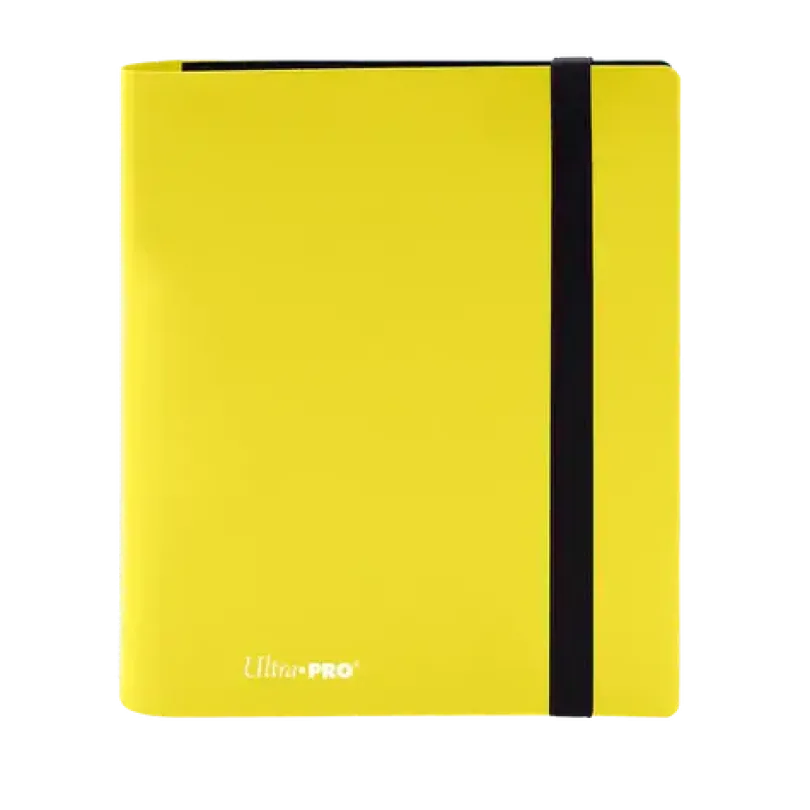 Ultra Pro - 4-Pocket PRO-Binder Eclipse - Lemon Yellow