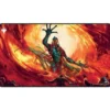 UP - Brothers War Black Stitched Playmat for Magic: The Gathering