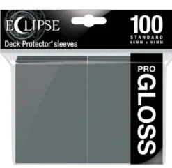 UP - Standard Sleeves - Gloss Eclipse - Smoke Grey (100 Sleeves)