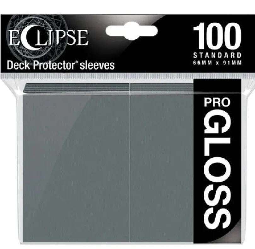 UP - Standard Sleeves - Gloss Eclipse - Smoke Grey (100 Sleeves)