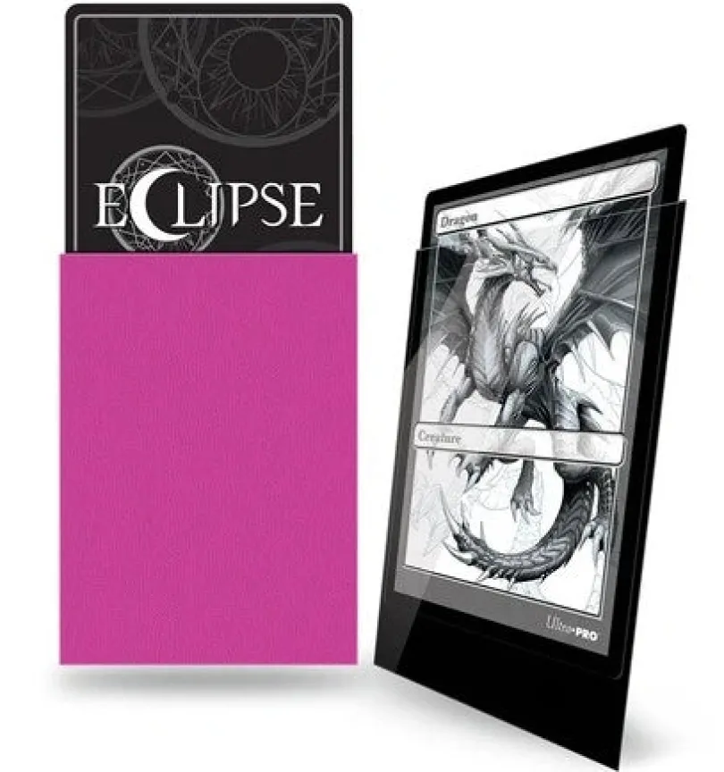 UP - Standard Sleeves - Gloss Eclipse - Hot Pink (100 Sleeves)