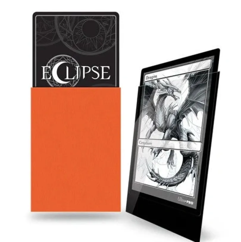 UP - Standard Sleeves - Gloss Eclipse - Pumpkin Orange (100 Sleeves)