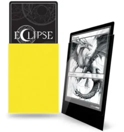 UP - Standard Sleeves - Gloss Eclipse - Lemon Yellow (100 Sleeves)