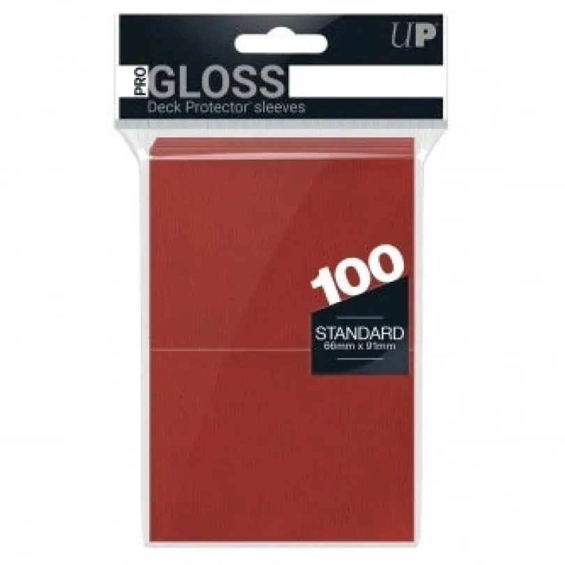 Up Standard Sleeves Red 100 Sleeves Ultrapro