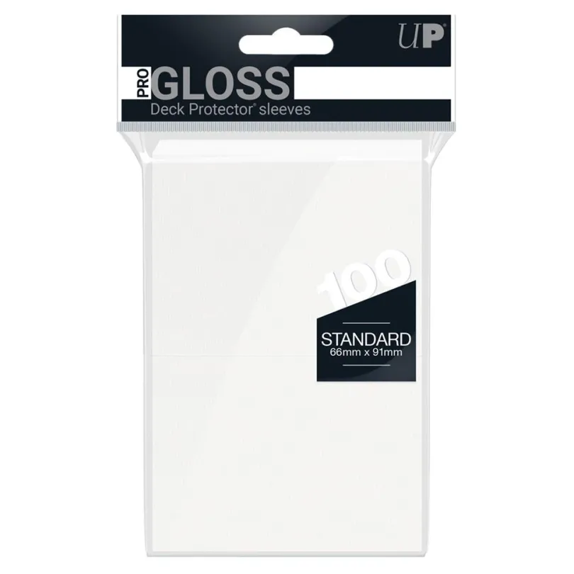 Up Standard Sleeves White 100 Sleeves Ultrapro