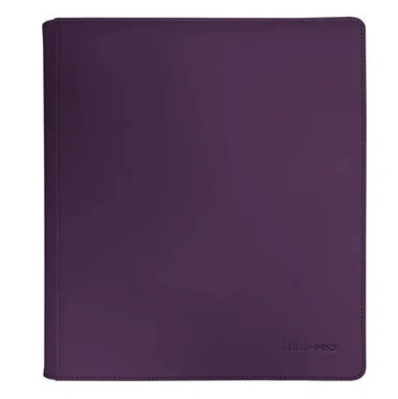 UP - Vivid 12-Pocket Zippered PRO-Binder - Midnight Plum