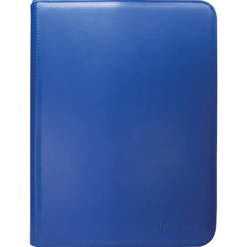 Up Vivid 9 Pocket Zippered Pro Binder Blue Ultrapro