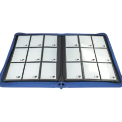 Up Vivid 9 Pocket Zippered Pro Binder Blue Ultrapro