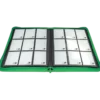 Up Vivid 9 Pocket Zippered Pro Binder Green Ultrapro