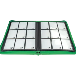 Up Vivid 9 Pocket Zippered Pro Binder Green Ultrapro