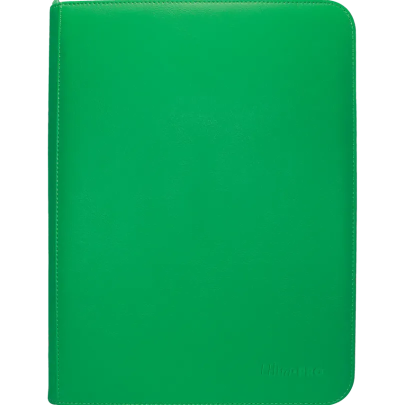 Up Vivid 9 Pocket Zippered Pro Binder Green Ultrapro