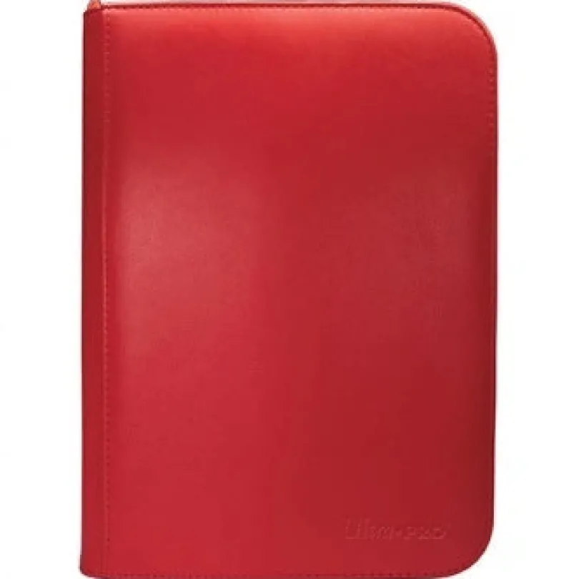UP - Vivid: 4-Pocket Zippered PRO-Binder - Red