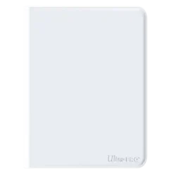 UP - Vivid 4-Pocket Zippered PRO-Binder - White