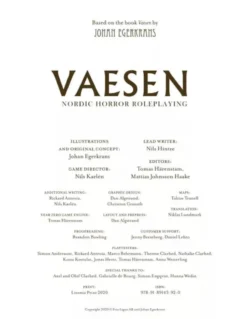Vaesen Nordic Horror RPG