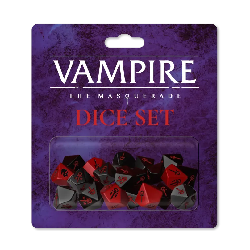 Vampire the Masquerade Dice Set MONTH OF DARKNESS