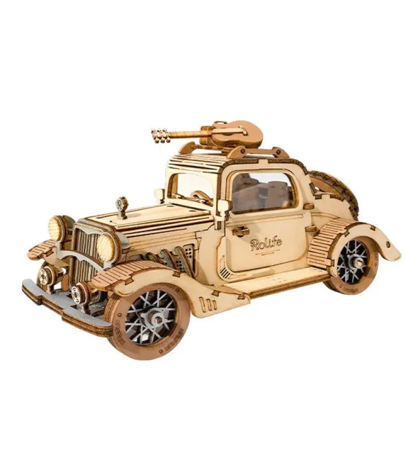 Vintage Car Diy Bookshelf Decoration Kit Rolife Rolife
