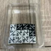 Vit/Svart Positive/Negative D6 Dice 12 mm (12st)