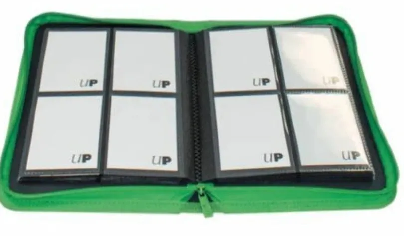 Vivid: 4-Pocket Zippered PRO-Binder - Green