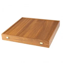 Walnut Schack set 50x50cm (Large) with Staunton Chessmen Manopoulos