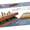 Wooden Chess Set: Magnetic 25 cm
